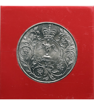 Great Britain. 25 Pence / 1 Crown 1977, Silver Jubilee, 25th Anniversary of the Accession to the Throne of Queen Elizabeth II