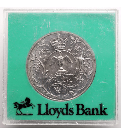 Great Britain. 25 Pence / 1 Crown 1977, Silver Jubilee, 25th Anniversary of the Accession to the Throne of Queen Elizabeth II