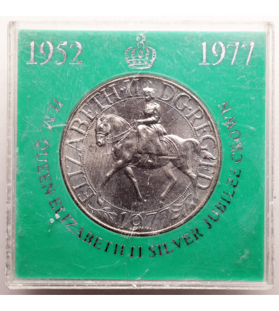 Wielka Brytania. 25 Pence / 1 Crown 1977, Srebrny Jubileusz, 25 Rocznica Wstąpienia na Tron Królowej Elżbiety II