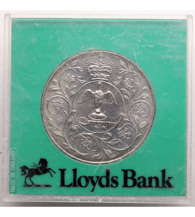 Wielka Brytania. 25 Pence / 1 Crown 1977, Srebrny Jubileusz, 25 Rocznica Wstąpienia na Tron Królowej Elżbiety II