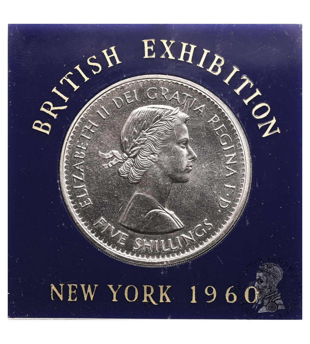 Great Britain, Elizabeth II (1952-2022). 5 Shillings 1960, British Exhibition in New York