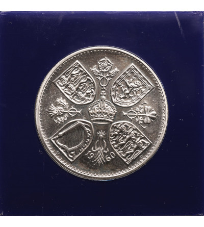 Wielka Brytania, Elżbieta II (1952-2022). 5 szylingów 1960, Brytyjska Wystawa w Nowym Jorku