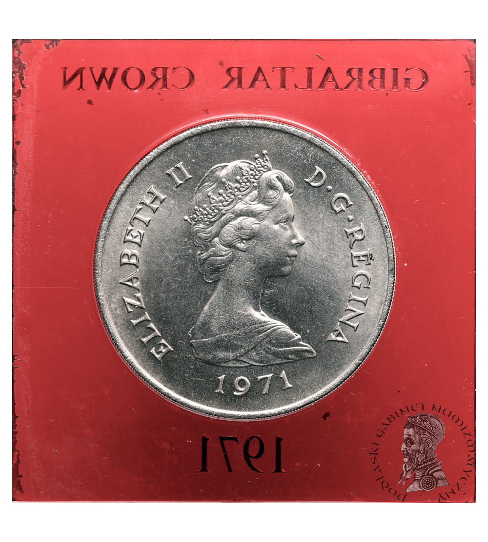 Gibraltar, Elizabeth II (1952-2022). 25 New Pence (Crown) 1971