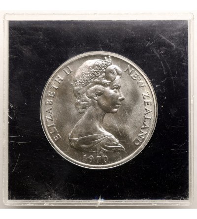 Nowa Zelandia, Elżbieta II (1952-2022). 1 dolar 1970, Wizyta Królewska, Mount Cook