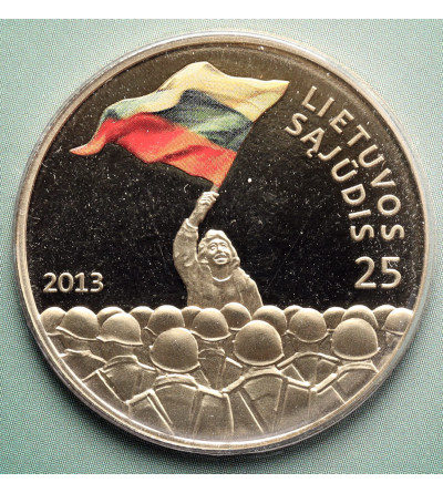 Lithuania. 25 Litai 2013, 25th anniversary of the Lithuanian Sąjūdis movement