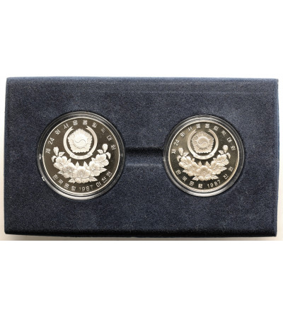 Korea Południowa. Zestaw: 1000, 2000 Won 1987, XXIV Letnia Olimpiada Seul 1988 - Proof