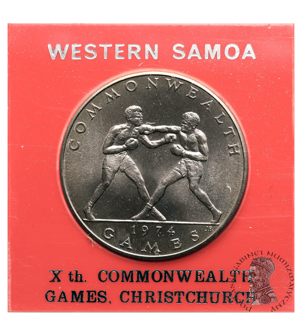 Western Samoa, Tanumafili II (1962-2007). 1 Tala 1974, 10th British Commonwealth Games Christchurch