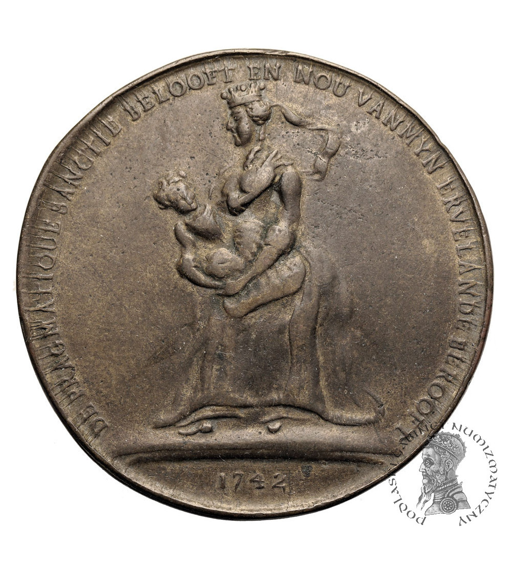 Holy Roman Empire / Austrian Netherlands. 1742 Medal commemorating the division of the Holy Roman Empire