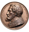 Belgia, Liege, Leopold I (1831-1865). Medal bez daty (1848-1850), biskup Notger de Liège