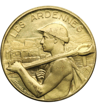 Belgia, Ardeny, Leopold III (1934-1951). Medal 1935 Ardeny na Wystawie Światowej w Brukseli