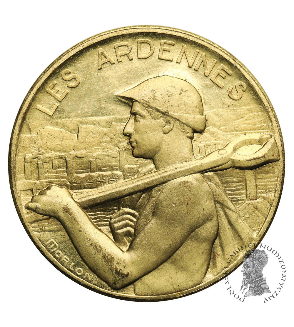 Belgium, Ardennes, Leopold III (1934-1951). 1935 Medal Ardennes at the Brussels International Exposition