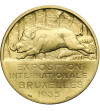 Belgium, Ardennes, Leopold III (1934-1951). 1935 Medal Ardennes at the Brussels International Exposition