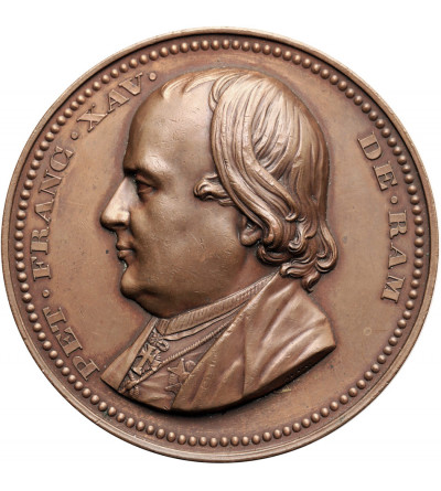 Belgia, Leopold I (1831-1865). Medal 1859, upamiętniający Pierre Francois Xavier de Ram