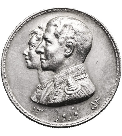 Iran, Mohammad Reza Pahlavi (1941-1979). Silver New Year's Medal, SH 1354 / 1975 AD, “Farah Nowruz”