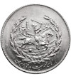 Iran, Mohammad Reza Pahlawi (1941-1979). Srebrny Medal Noworoczny SH 1354 / 1975 AD, ,,Farah Nowruz"