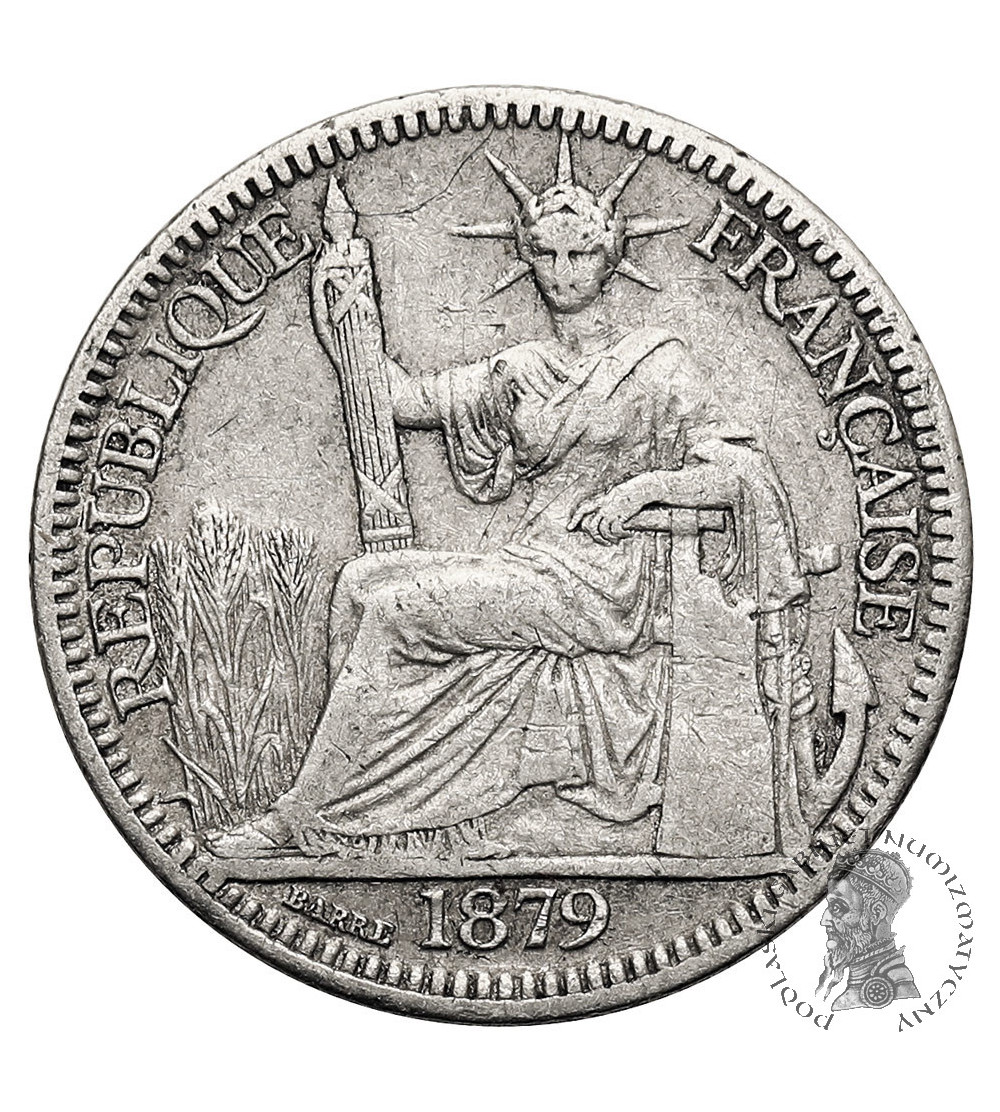 French Cochin China. 10 Cents 1879 A, Monnaie de Paris