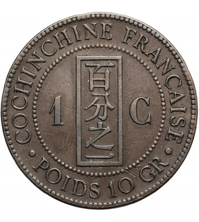 French Cochin China. 1 Cent 1884 A, Monnaie de Paris