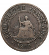 French Cochin China. 1 Cent 1879 A, Monnaie de Paris