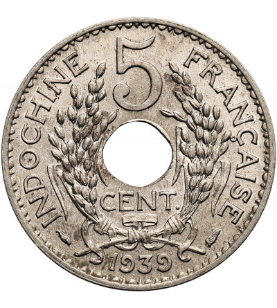 French Indochina. 5 Cents 1939