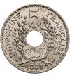 Indochiny Francuskie. 5 centów 1939