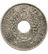French Indochina. 5 Cents 1938