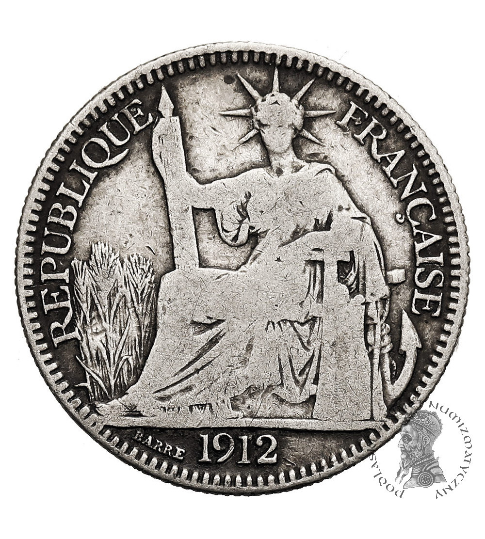 Indochiny Francuskie. 10 centów 1912 A