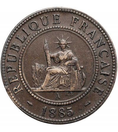 Indochiny Francuskie. 1 cent 1885 A