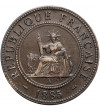 Indochiny Francuskie. 1 cent 1885 A