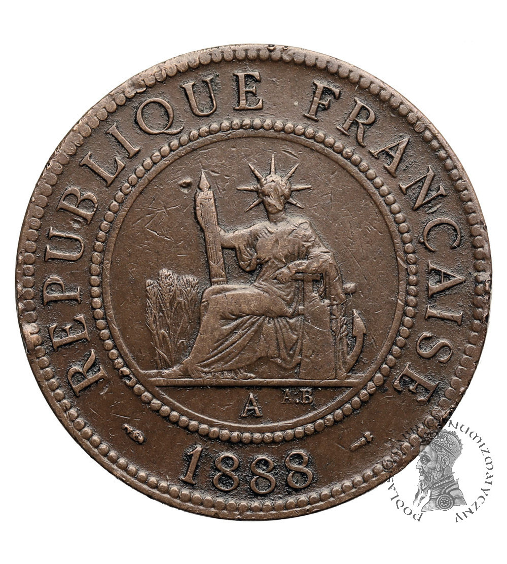 Indochiny Francuskie. 1 cent 1888 A