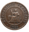 Indochiny Francuskie. 1 cent 1888 A