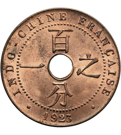 French Indochina. 1 Cent 1923 (p), Poissy