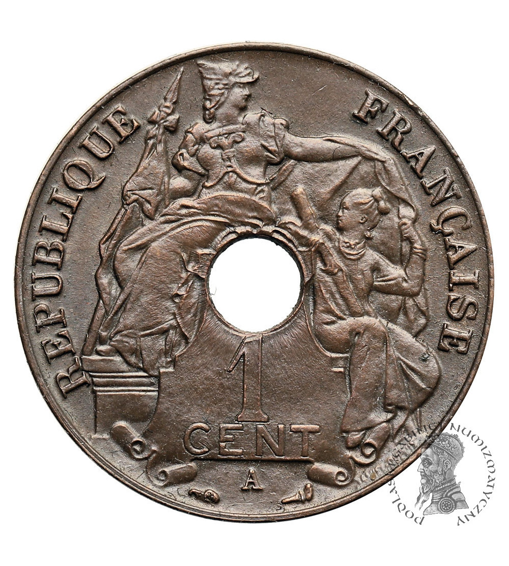Indochiny Francuskie. 1 cent 1917 A
