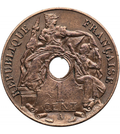 French Indochina. 1 Cent 1909 A