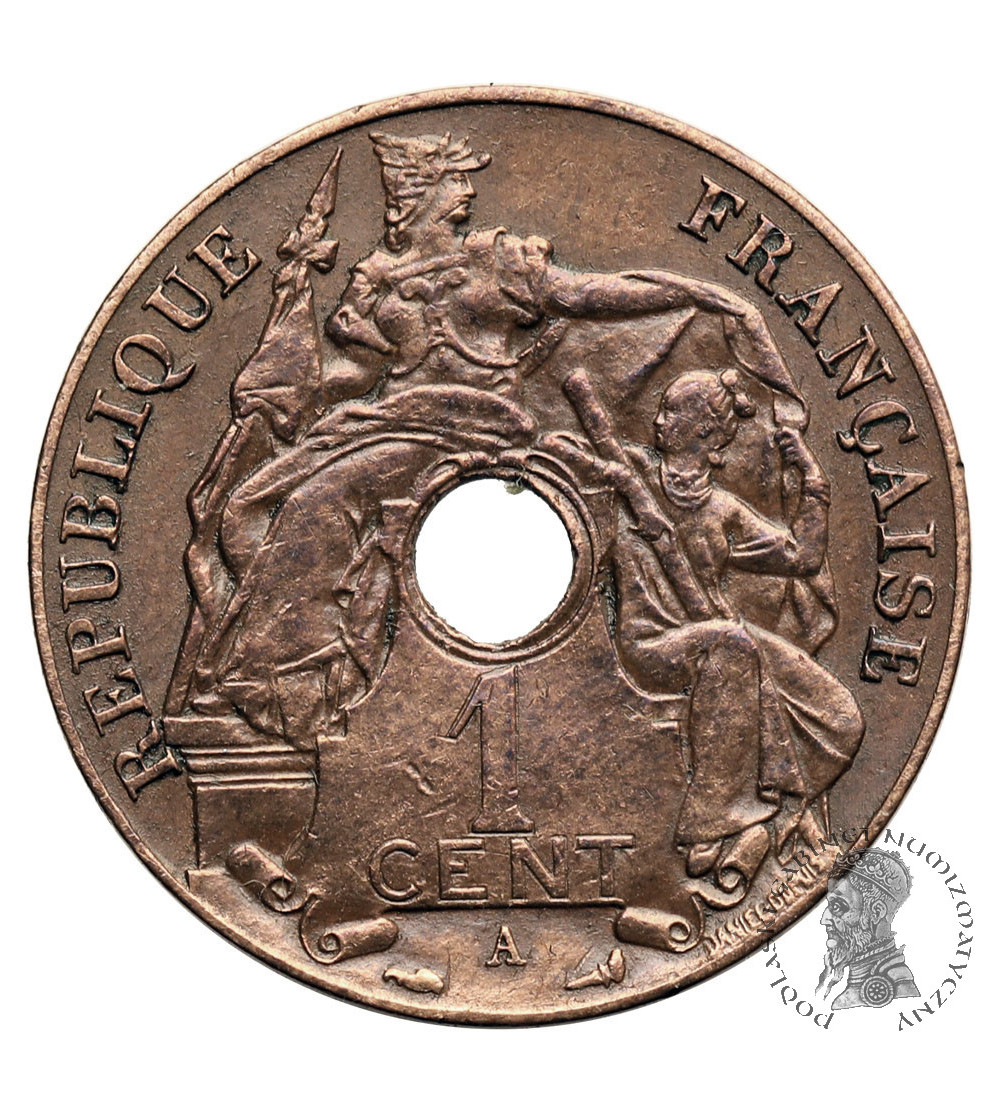 Indochiny Francuskie. 1 cent 1909 A