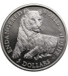 Cook Islands, Elizabeth II (1952-2022). 5 Dollars 1990, Tiger, Series: Endangered World Wildlife