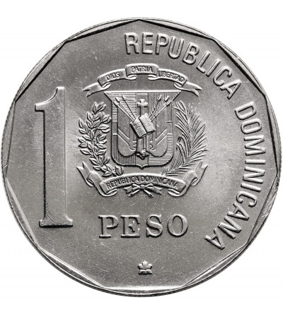 Dominican Republic. 1 Peso 1991, Pinzon Brothers, Series: 500th anniversary of the discovery and evangelization of America