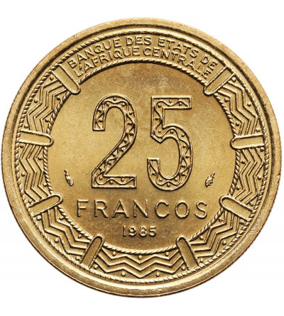Gwinea Równikowa. 25 franków 1985