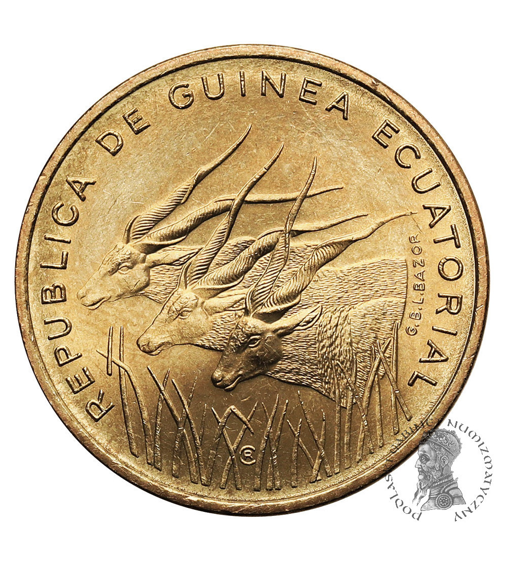 Gwinea Równikowa. 5 franków 1985