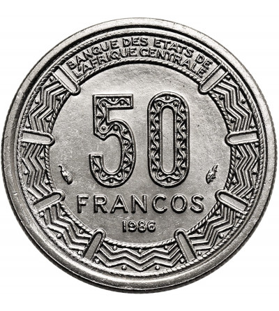 Equatorial Guinea. 50 Francos 1986