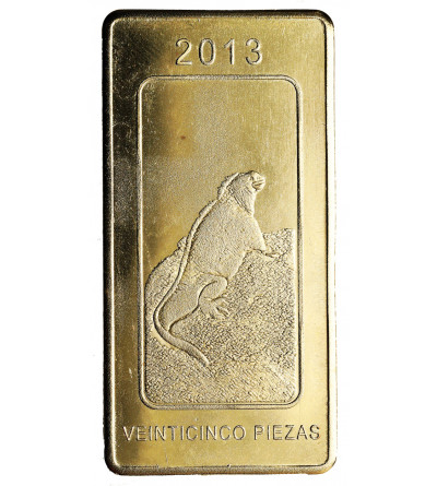 Ekwador, Wyspy Galapagos. 25 Piezas 2013, moneta fantazyjna z wizerunkiem legwana