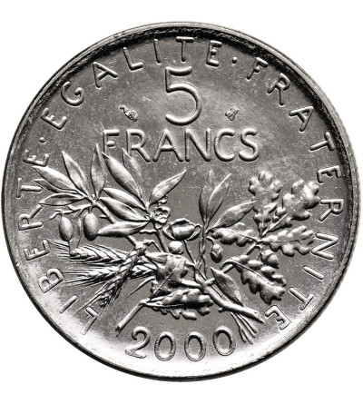 Francja. 5 franków 2000