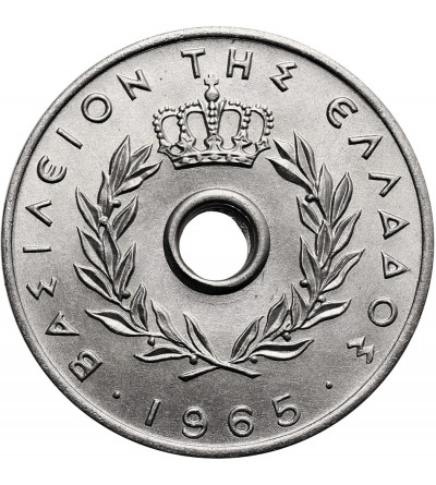 Greece, Constantine II (1964-1973). 10 Lepta 1965