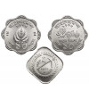 Bangladesz. Zestaw 3 monet obiegowych, 5 Poisha, 2 x 10 Poisha F.A.O.