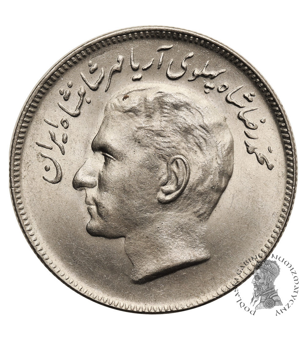 Iran, Muhammad Reza Pahlavi Shah SH 1320-1358 / 1941-1979 AD. 20 Rials SH 1353 / 1974 AD, 7 Igrzyska Azjatyckie