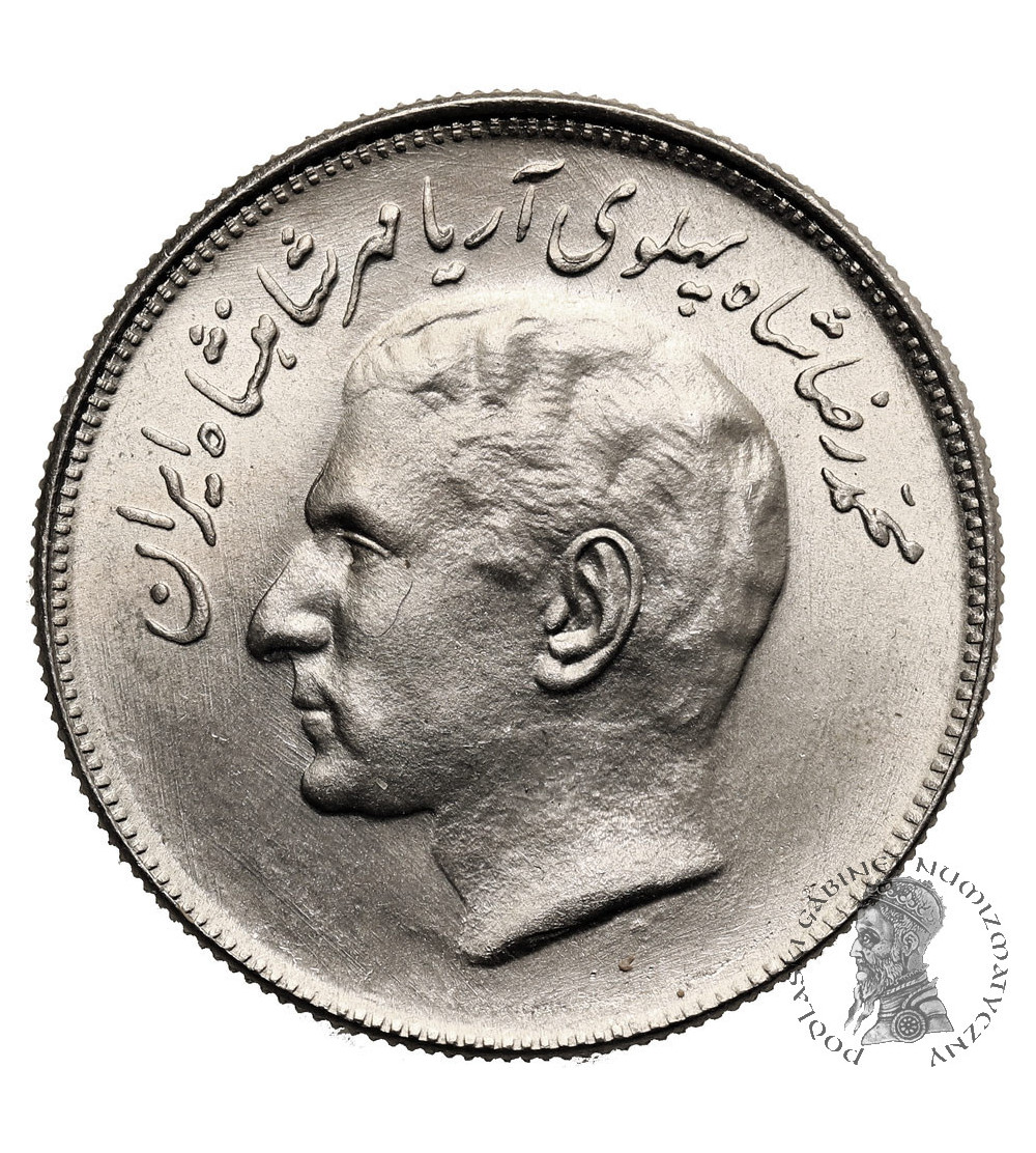 Iran, Muhammad Reza Pahlavi Shah 1941-1979 AD. 20 Rials, MS 2535 / 1976 AD, F.A.O.