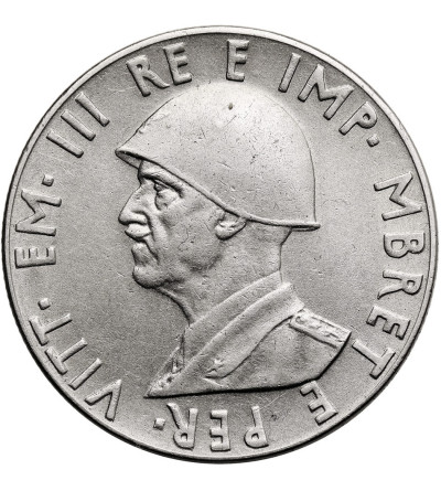 Albania, Italian Occupation WWII. 2 Lek 1939 R, Rome, Vittorio Emmanuel III 1939-1943