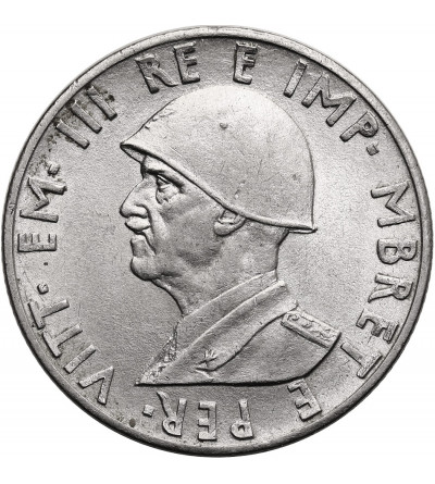 Albania, okupacja włoska. 0,50 Lek 1941 R, Rzym, Vittorio Emmanuel III 1939-1943