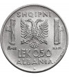Albania, Italian Occupation WWII. 0,50 Lek 1941 R, Rome, Vittorio Emmanuel III 1939-1943
