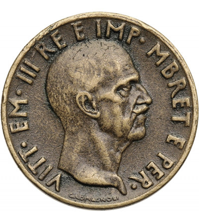 Albania, Italian Occupation WWII. 0,05 Lek 1940 R, Rome, Vittorio Emmanuel III 1939-1943