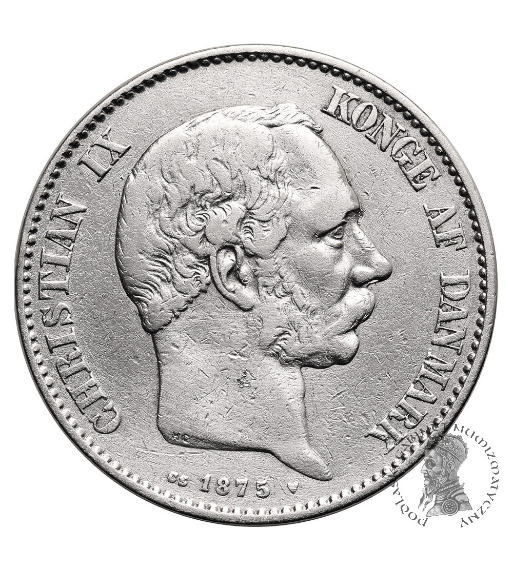 Denmark, Christian IX (1863-1906). 2 Kroner 1875 CS
